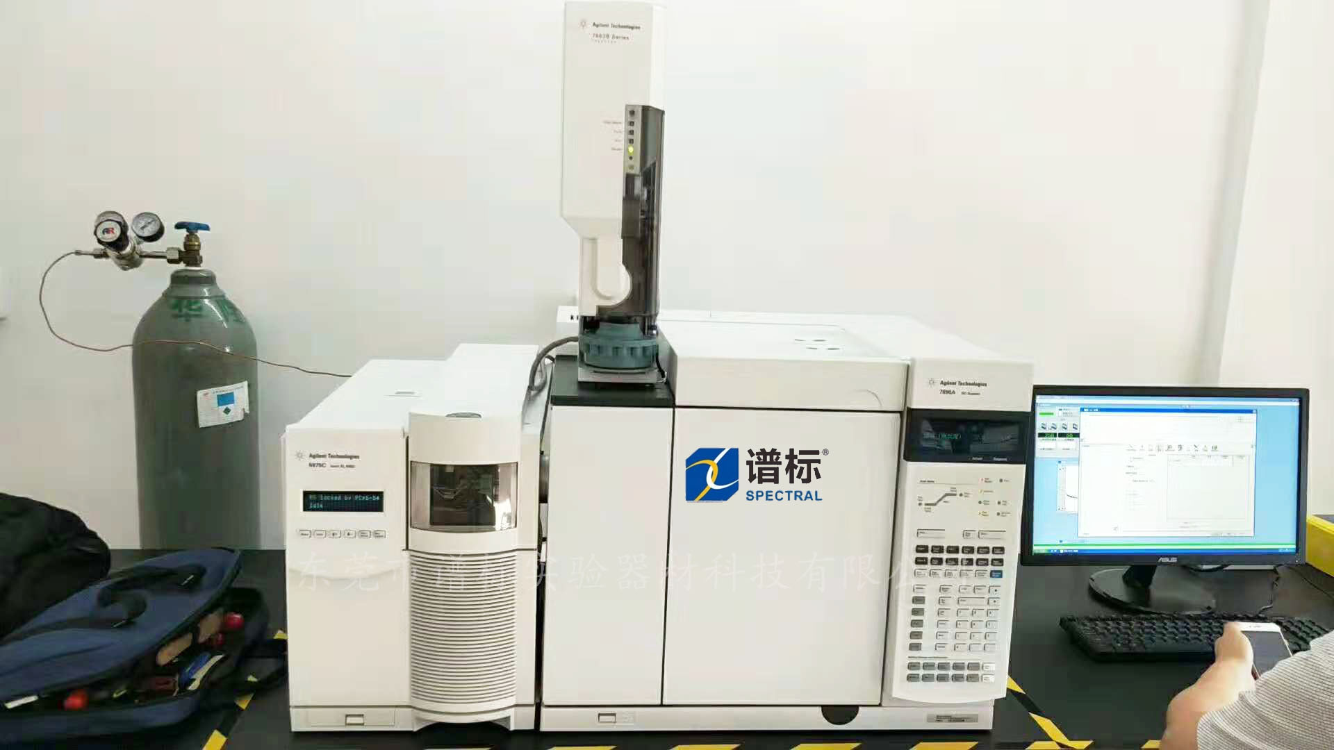 惠州某大型檢測(cè)集團(tuán)購買我司二手安捷倫GCMS 7890A-5975C