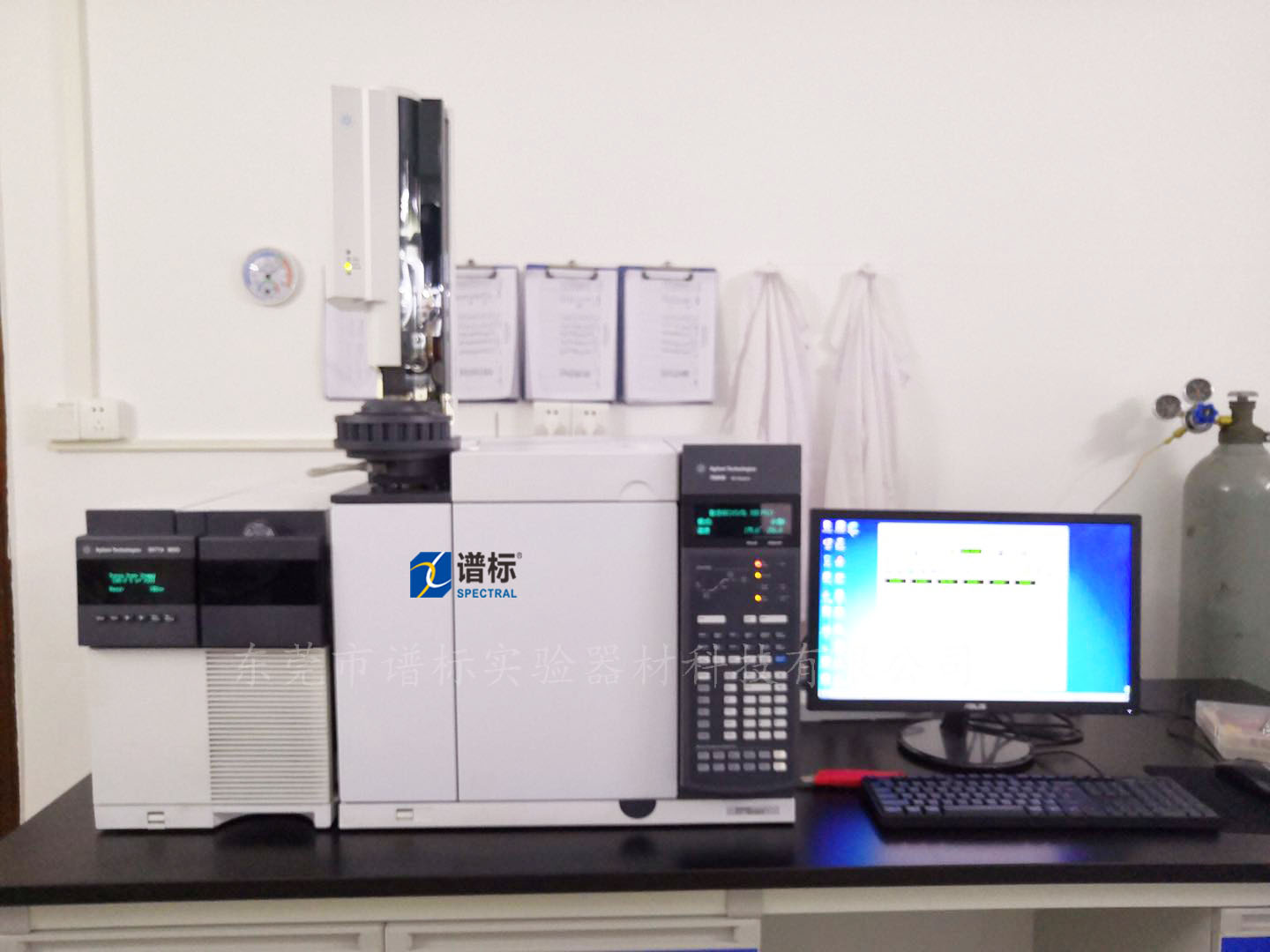 今日惠州某大型第三方檢測公司購買安捷倫二手GCMS7890B-5977A,安裝調(diào)試完畢！