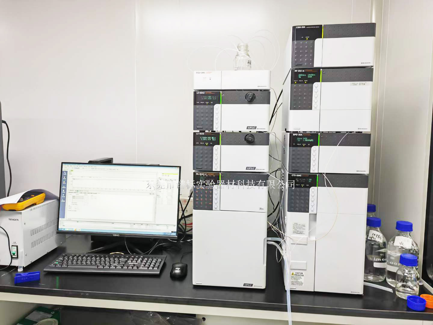 島津液相色譜20A+SPD20A+RF20AXL 24日在佛山安裝