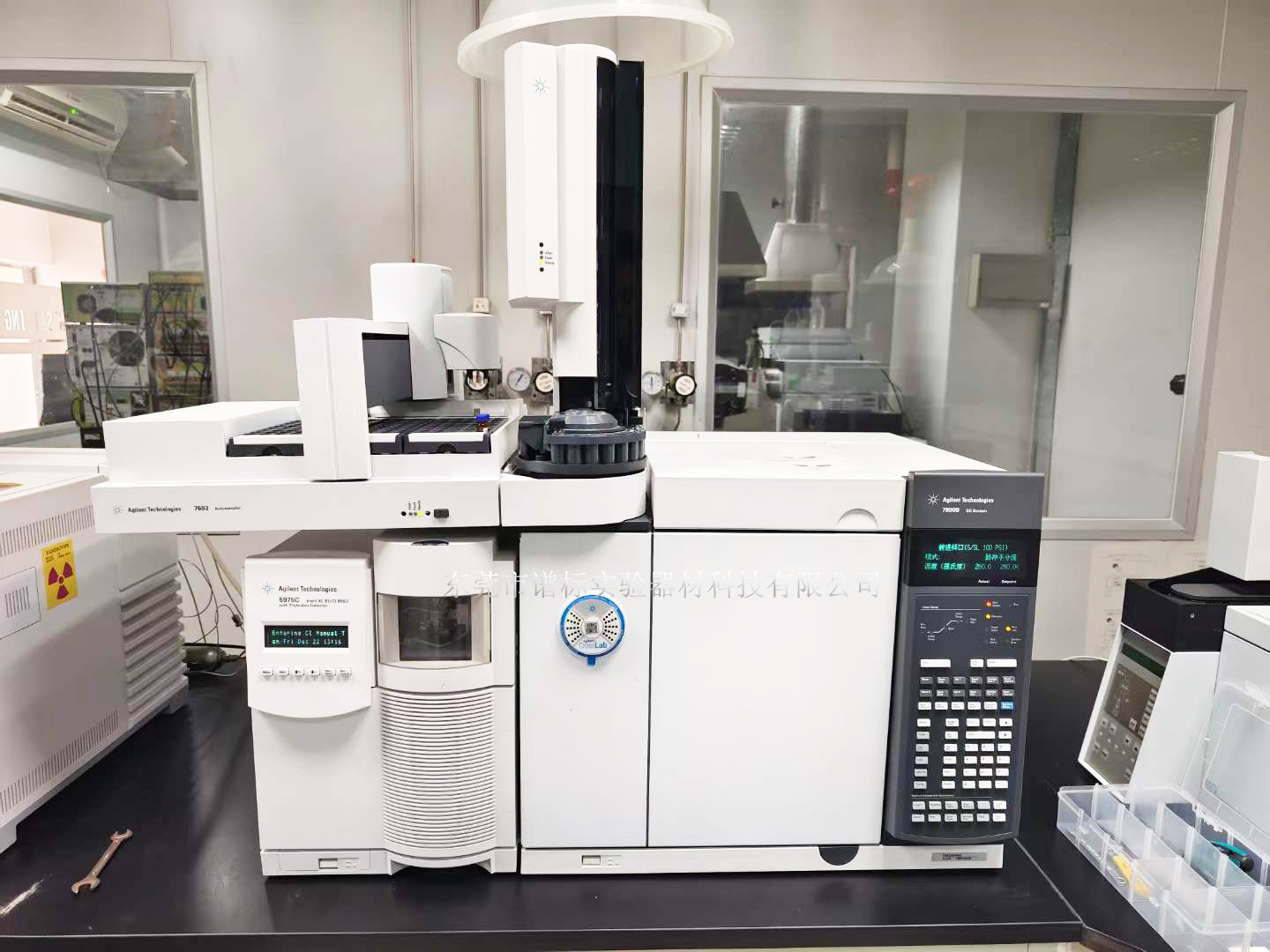 22日安捷倫氣相色譜質(zhì)譜聯(lián)用儀GCMS 7890B-5975C雙源在廣州安裝、調(diào)試完畢