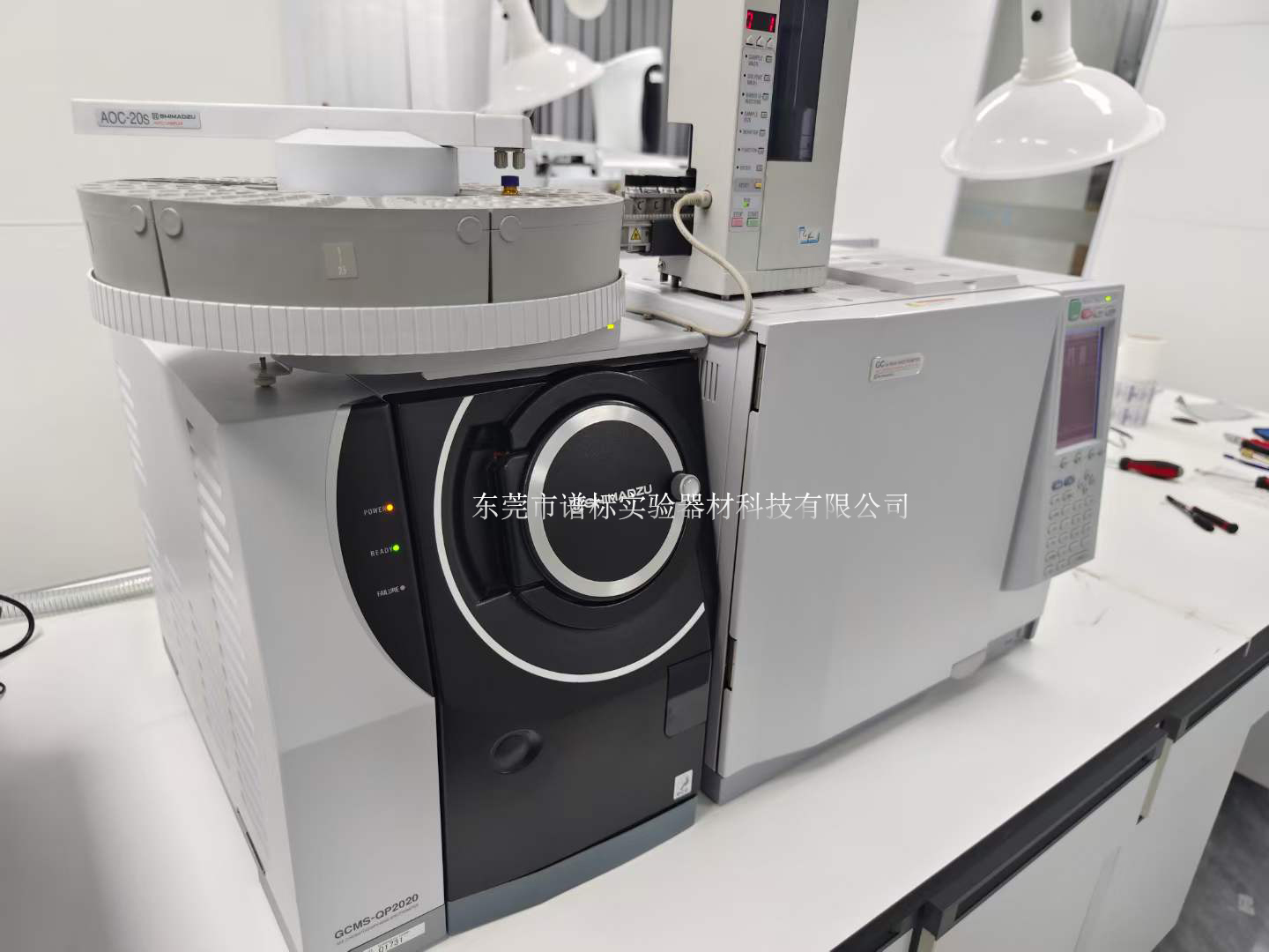 島津氣質(zhì)聯(lián)用儀GCMS QP2020 24年1月18日在長沙安裝調(diào)試完畢