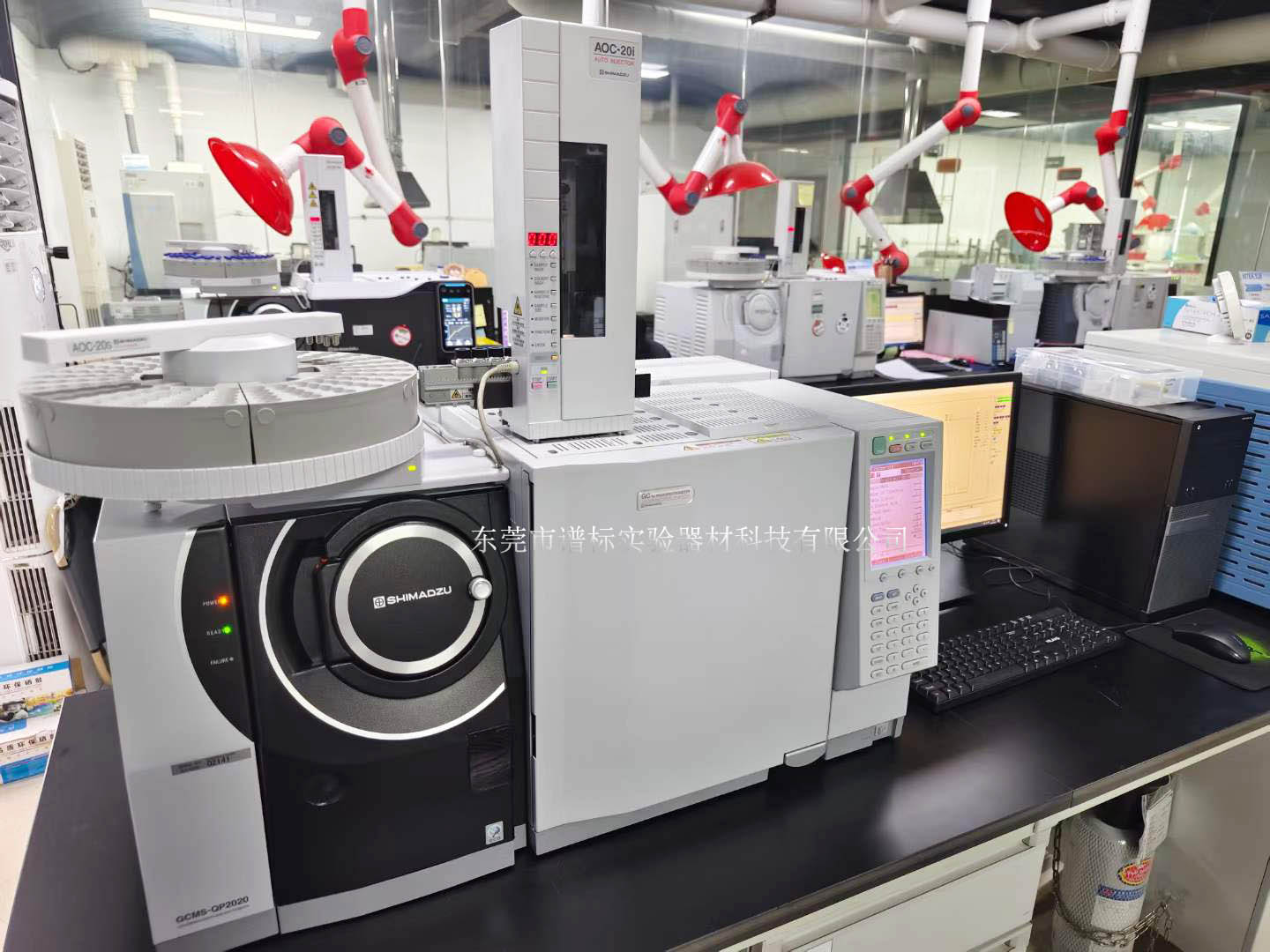 島津氣質(zhì)聯(lián)用儀GCMS QP2020在東莞安裝調(diào)試及鄰苯二甲酸酯增塑劑的測定